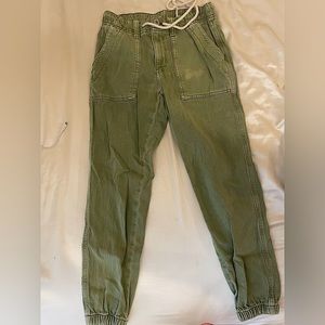 American Eagle,  regular 0, green jeans